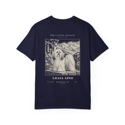 Lhasa Apso Tee in True Navy