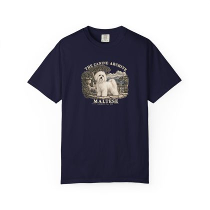 Maltese Front Study Tee in True Navy