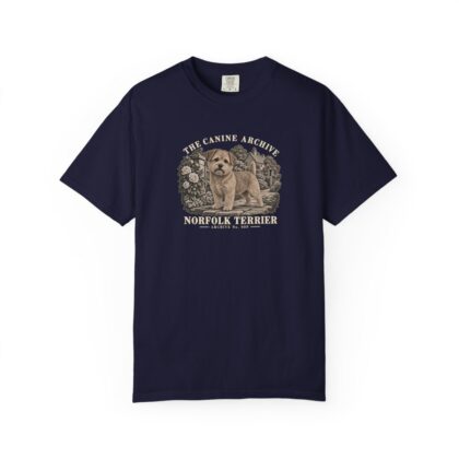 Norfolk Terrier Front Study Tee in True Navy