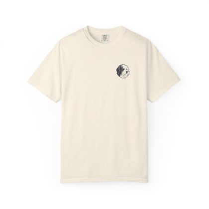 Old English Sheepdog Portrait Tee in Ivory