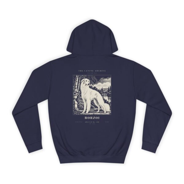 Borzoi Hoodie in Oxford Navy