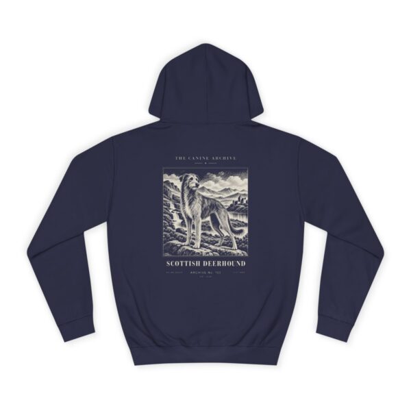 Scottish Deerhound Hoodie in Oxford Navy