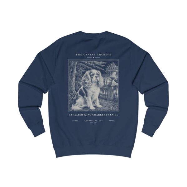 Cavalier King Charles Spaniel Archive Sweatshirt in Oxford Navy