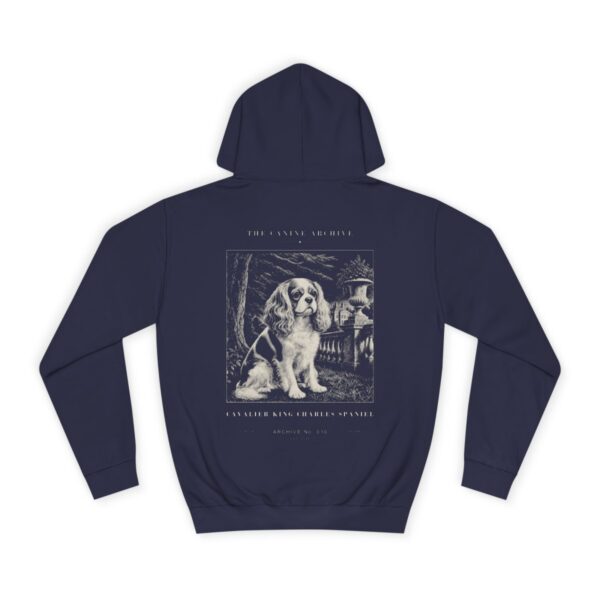 Cavalier King Charles Spaniel Archive Hoodie in Oxford Navy