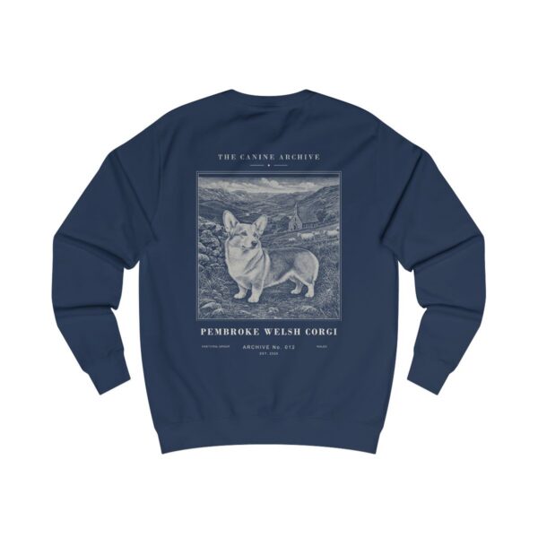 Pembroke Welsh Corgi Archive Sweatshirt in Oxford Navy