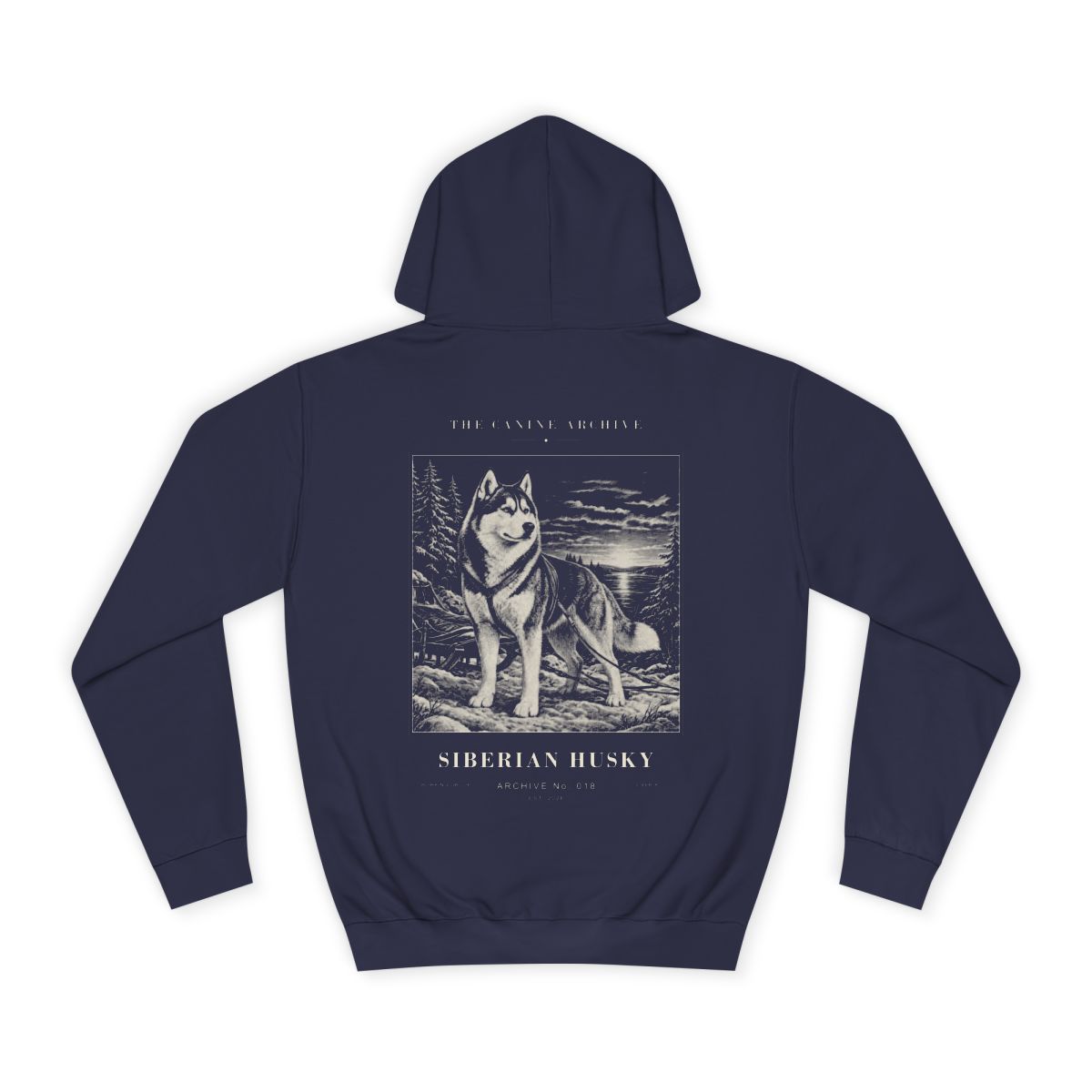 Siberian Husky Archive Hoodie
