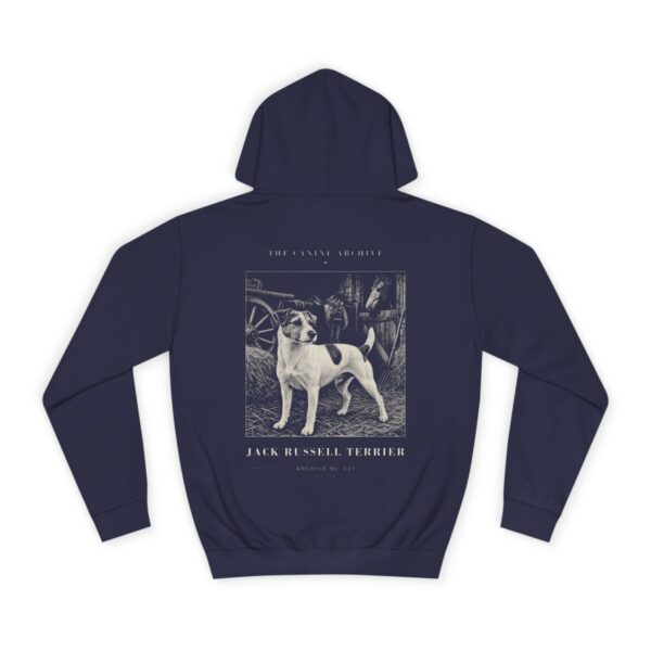 Jack Russell Terrier Archive Hoodie in Oxford Navy