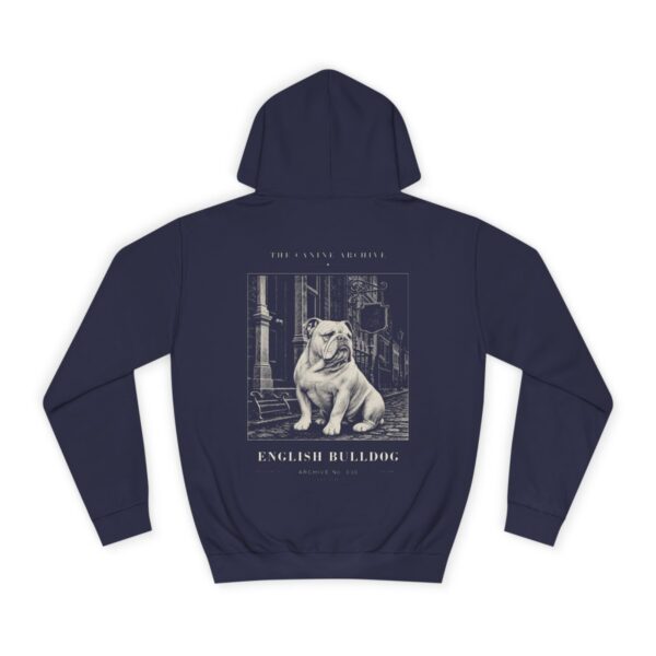 English Bulldog Archive Hoodie in Oxford Navy