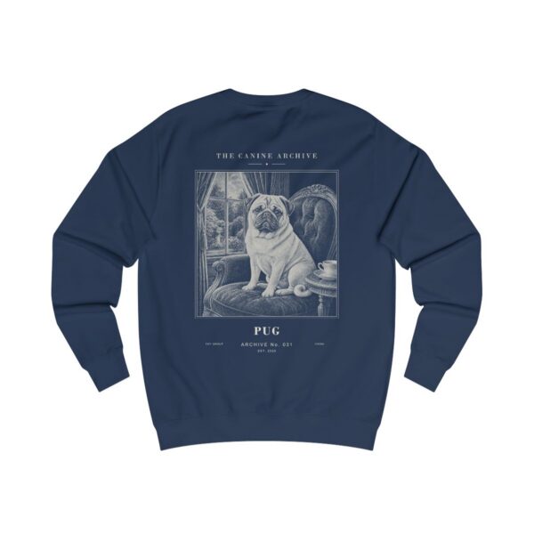 Pug Archive Sweatshirt in Oxford Navy