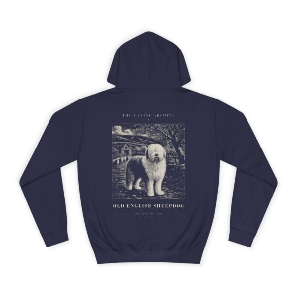 Old English Sheepdog Archive Hoodie in Oxford Navy
