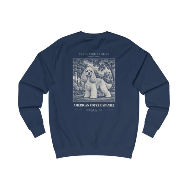American Cocker Spaniel Sweatshirt in Oxford Navy