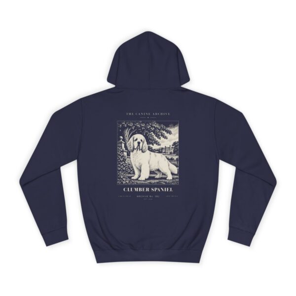 Clumber Spaniel Hoodie in Oxford Navy