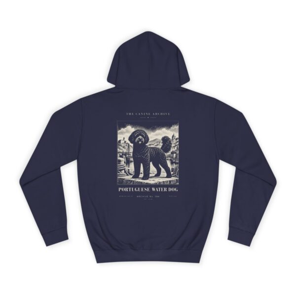 Portuguese Water Dog Hoodie in Oxford Navy