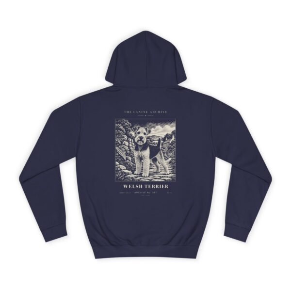 Welsh Terrier Hoodie in Oxford Navy