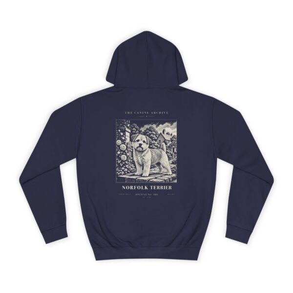 Norfolk Terrier Hoodie in Oxford Navy