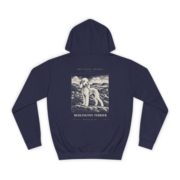 Bedlington Terrier Hoodie in Oxford Navy