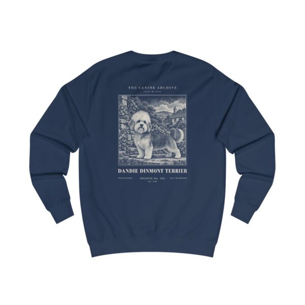 Dandie Dinmont Terrier Sweatshirt in Oxford Navy