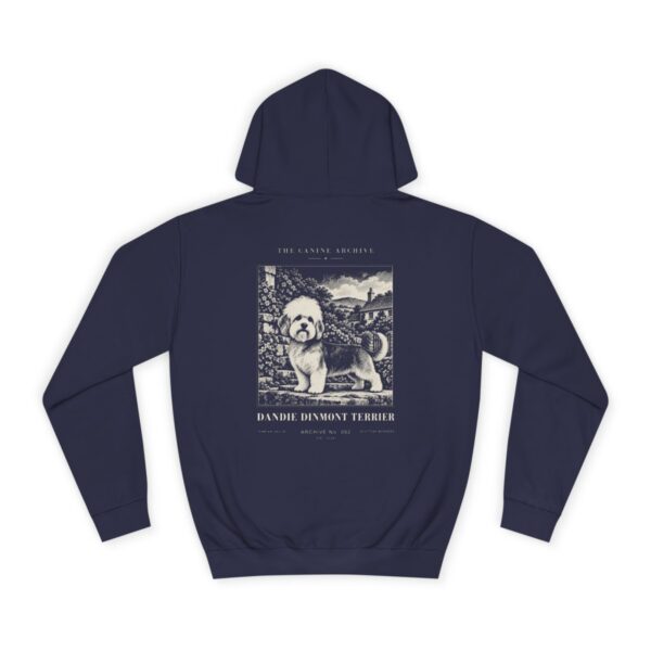 Dandie Dinmont Terrier Hoodie in Oxford Navy