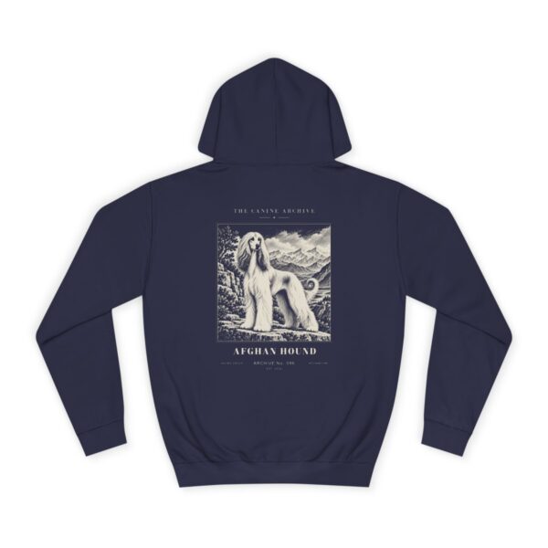 Afghan Hound Hoodie in Oxford Navy