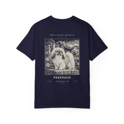 Pekingese Tee in True Navy
