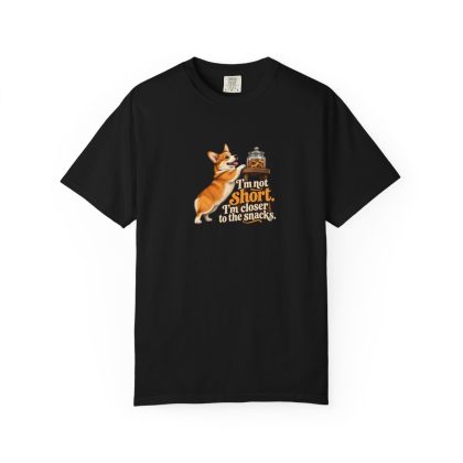 Pembroke Welsh Corgi Humour Tee in Black