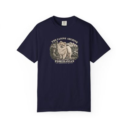 Pomeranian Front Study Tee in True Navy