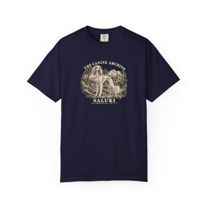 Saluki Front Study Tee in True Navy