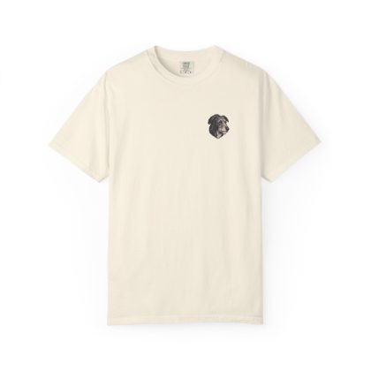 Scottish Deerhound Portrait Tee in Ivory