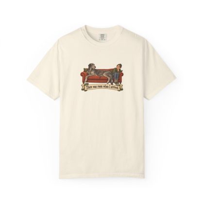 Scottish Deerhound Humour Tee in Ivory