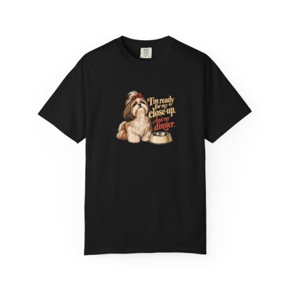 Shih Tzu Humour Tee in Black