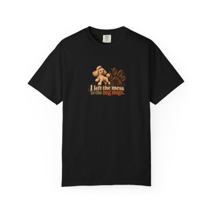 Toy Poodle Humour Tee in Black