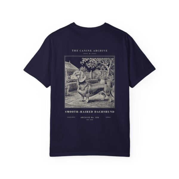 Smooth-Haired Dachshund Archive Tee in True Navy
