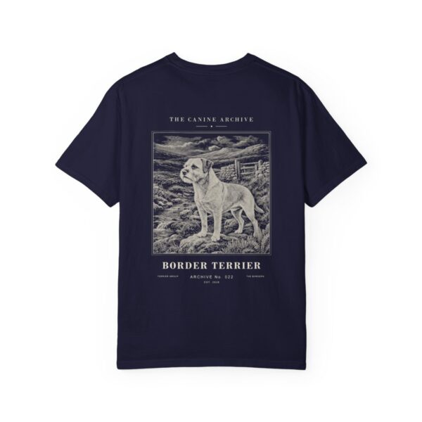 Border Terrier Archive Tee in True Navy