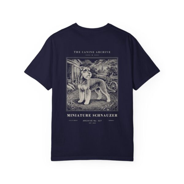 Miniature Schnauzer Archive Tee in True Navy