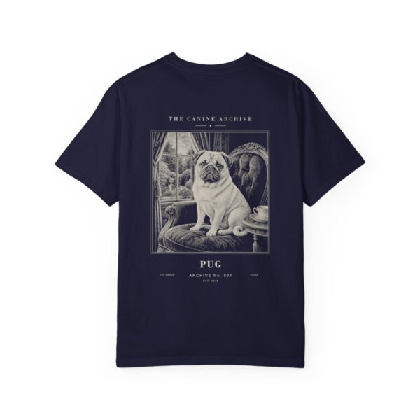 Pug Archive Tee in True Navy