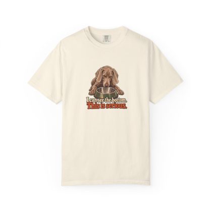 Weimaraner Humour Tee in Ivory