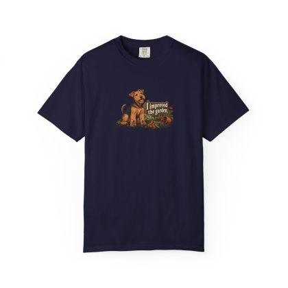 Welsh Terrier Humour Tee in True Navy