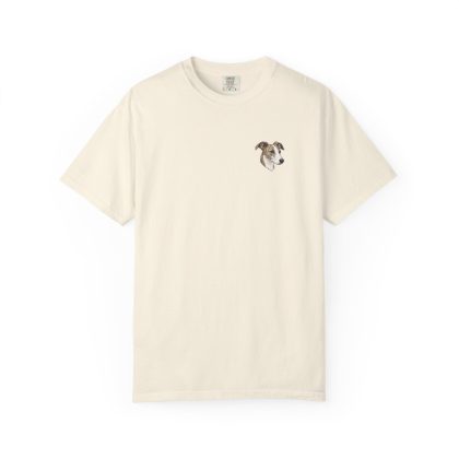 Whippet Portrait Tee in Ivory